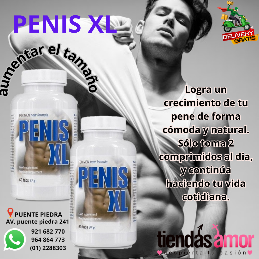 Penis XL 60 cápsulas para aumentar el tamaño